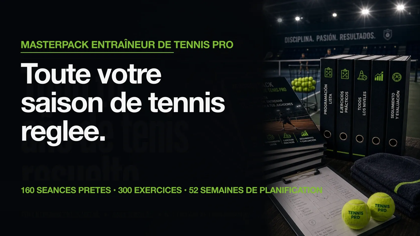 Masterpack Entraîneur de Tennis Pro